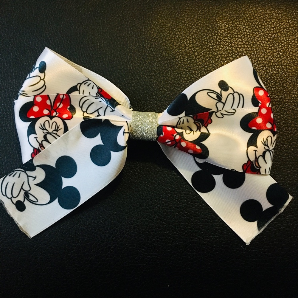 Handmade Mickey and minnie mouse hair bow